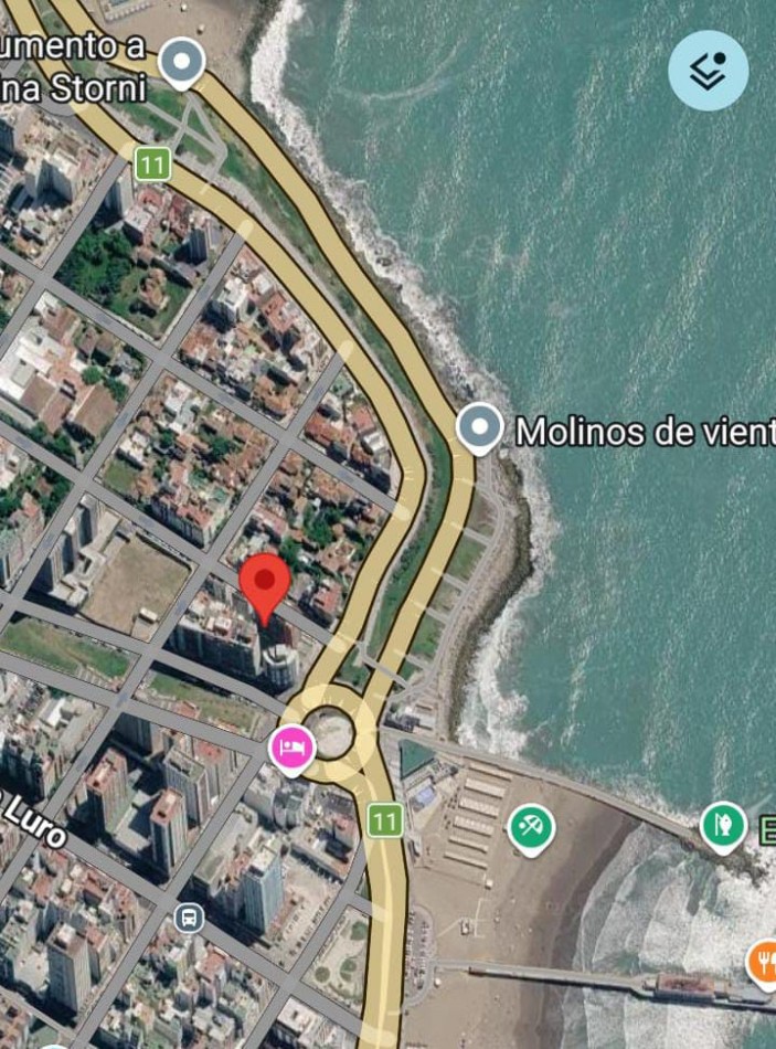 Vista al Mar Depto. 2 amb c/dep. Cochera doble. Punta Iglesia.