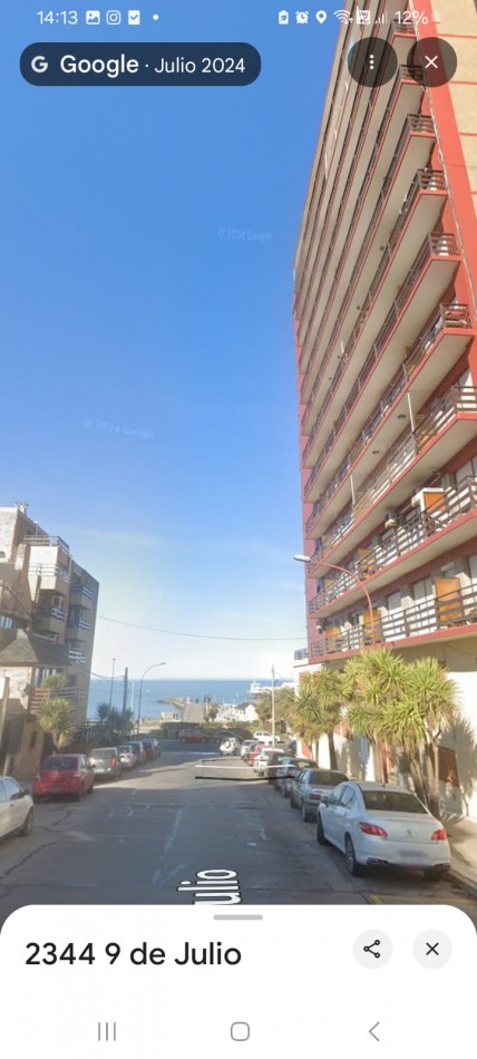 Vista al Mar Depto. 2 amb c/dep. Cochera doble. Punta Iglesia.