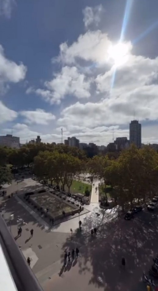 4 Ambientes con Terraza 40m2 + Cochera. Vista Exclusiva a Plaza San Martin