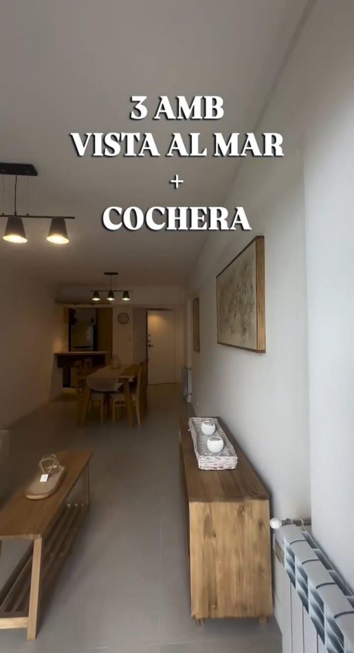 3 Amb.+Cochera Vistal al Mar. Punta Iglesia. Recilado Premium