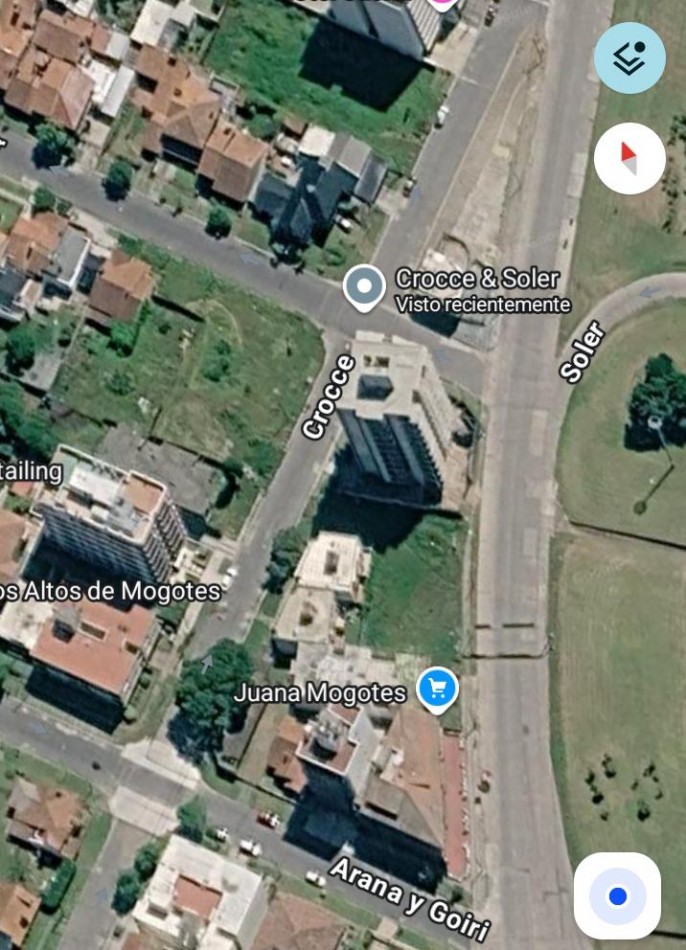 Lote 740m2 Vista al mar Punta Mogotes. Apto 9 pisos