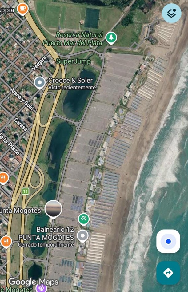 Lote 740m2 Vista al mar Punta Mogotes. Apto 9 pisos