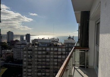 2 ambientes c/balcon y Cochera. Vista al mar y panoramica , punta Iglesia, mar del plata